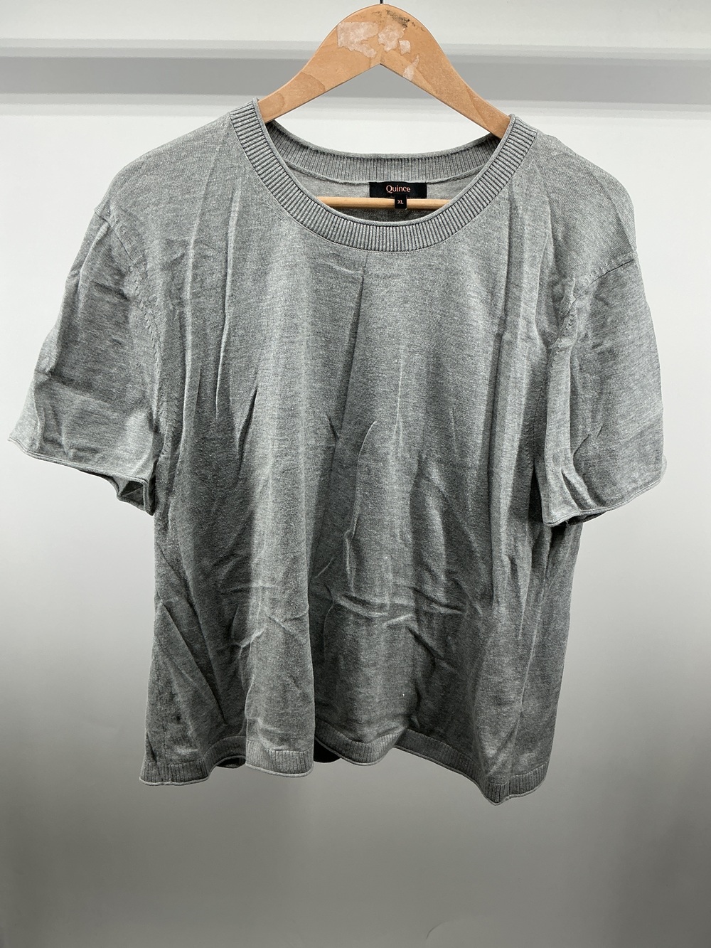 Lightweight Cotton Cashmere Relaxed Sweater Tee